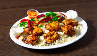 Chicken Tikka Kebab Plate